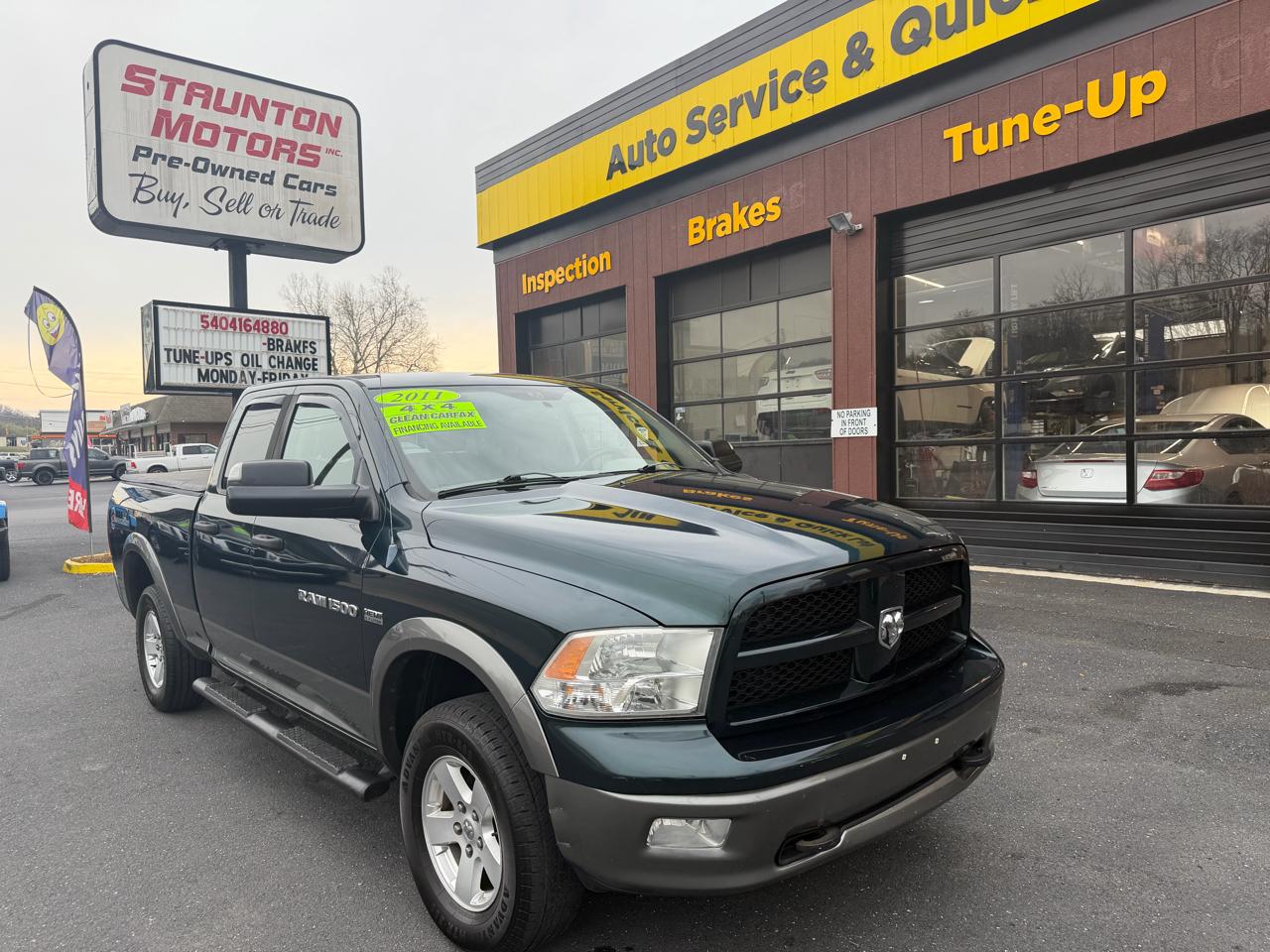 RAM 1500 4WD Quad Cab 140.5" Outdoorsman 2011