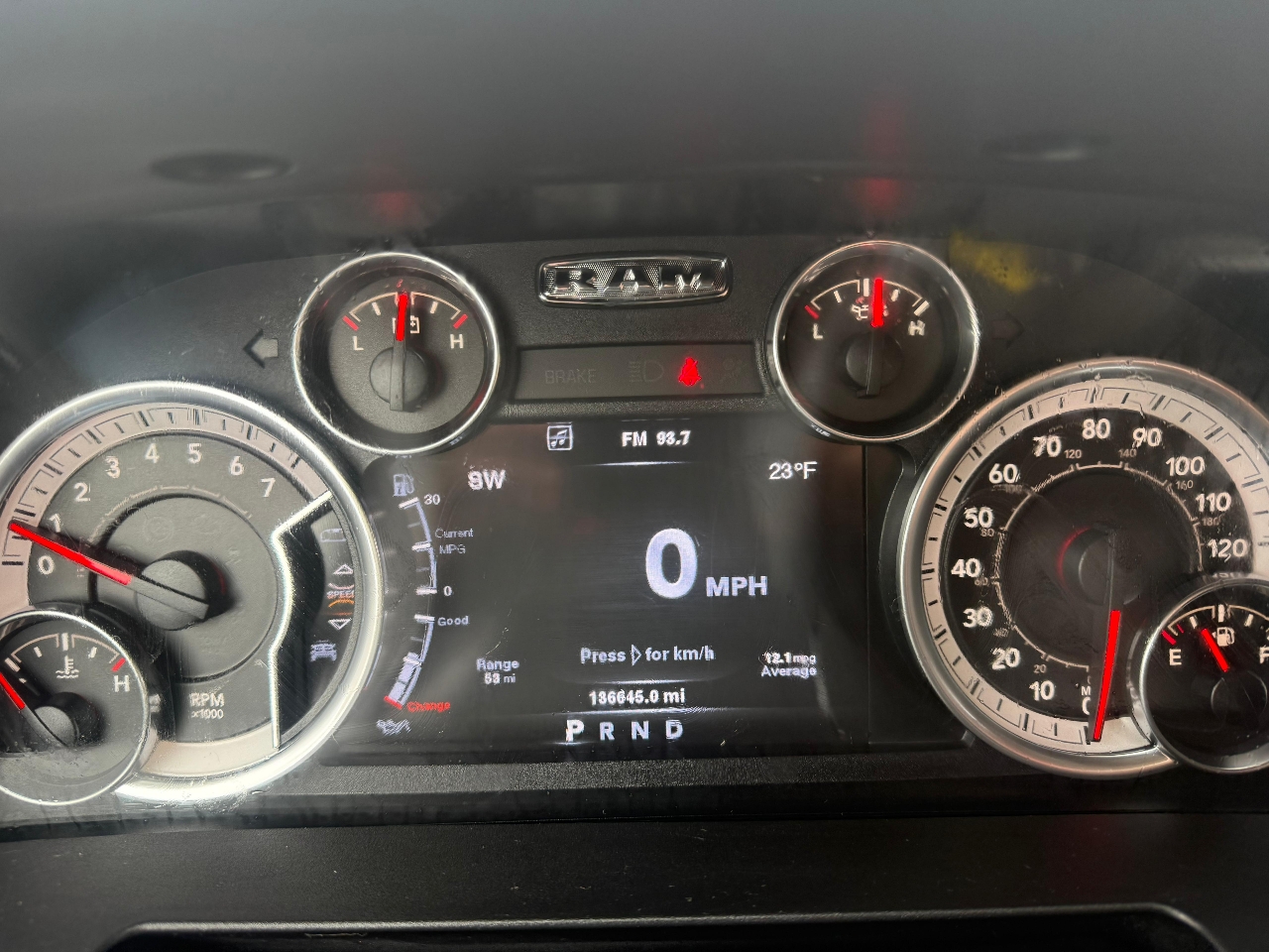 RAM 1500 4WD Quad Cab 140.5" Big Horn 2014