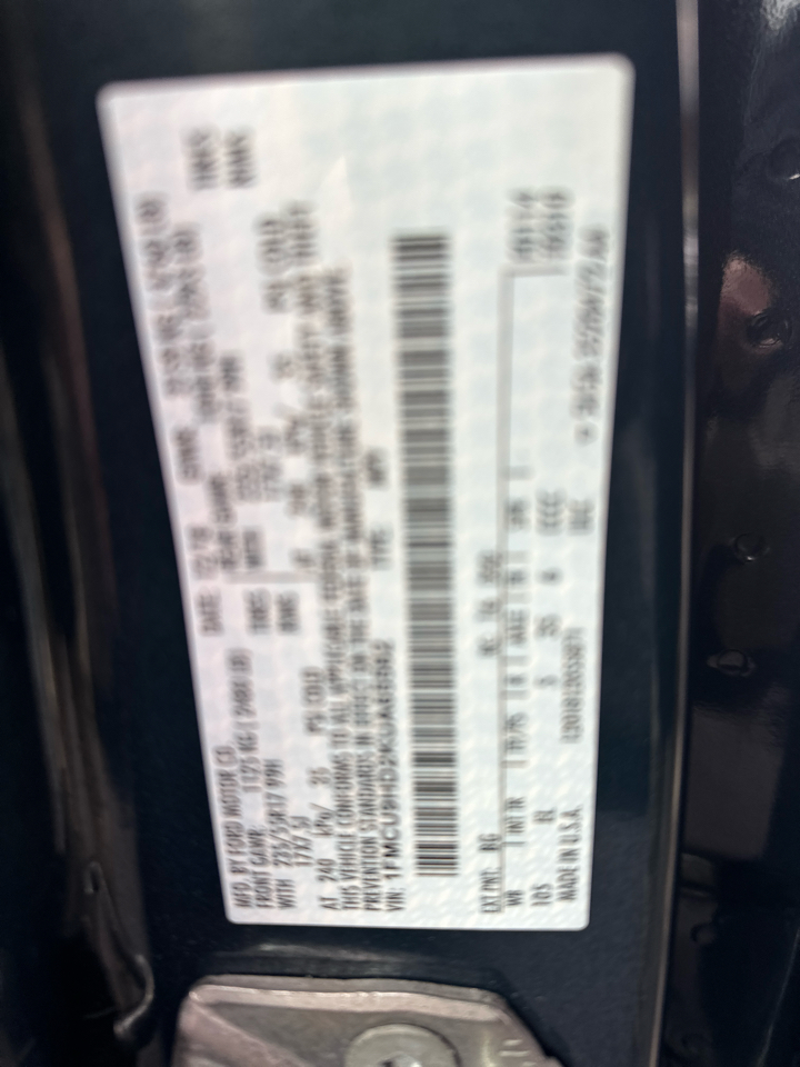 Ford Escape SEL 4WD 2019