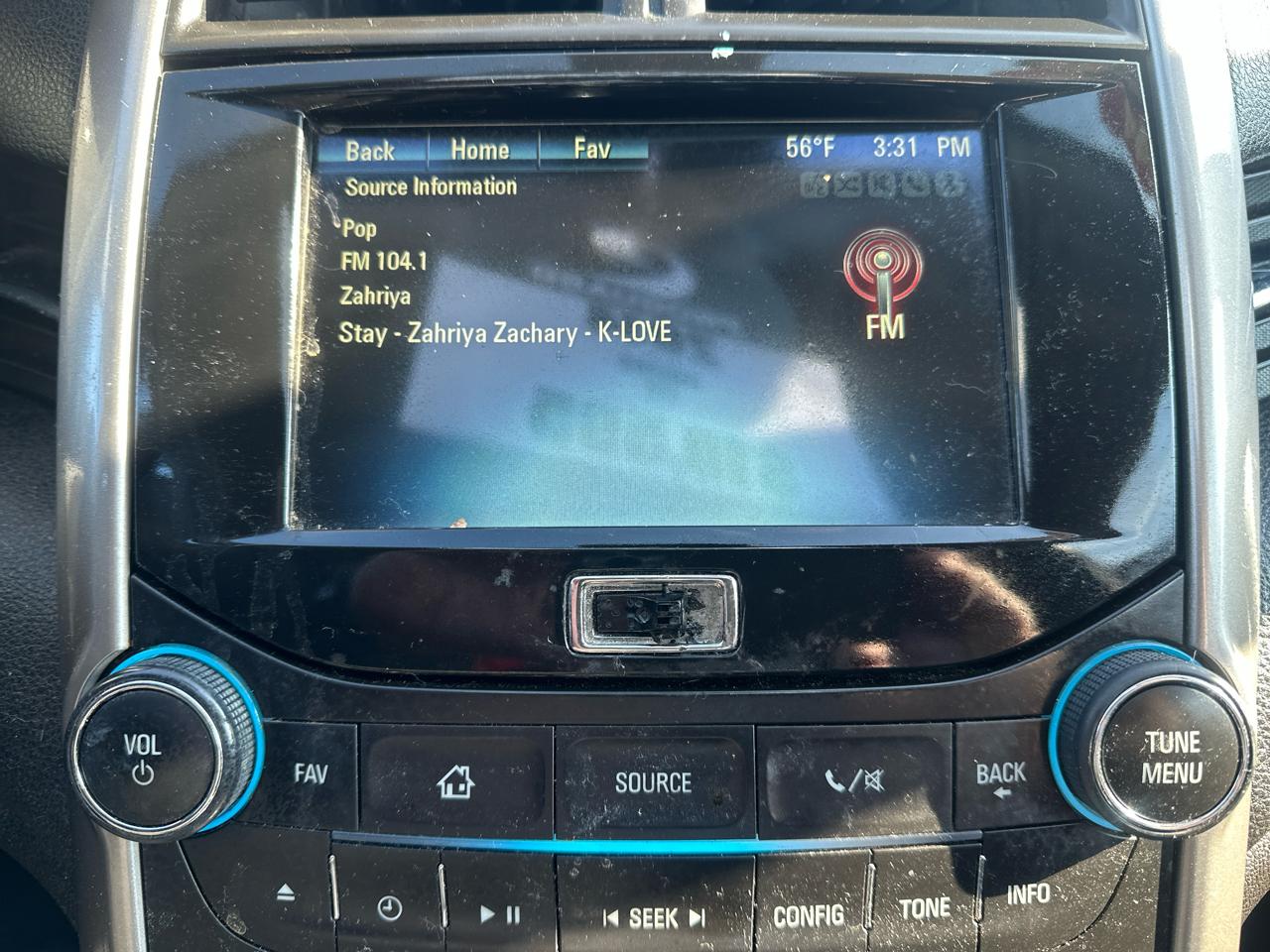 Chevrolet Malibu 1TZ 2014