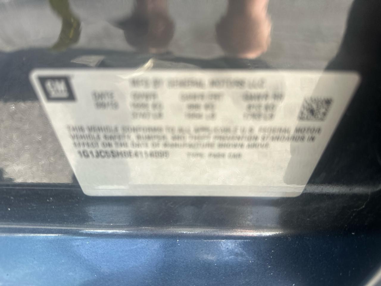 Chevrolet Sonic LT Auto Sedan 2014