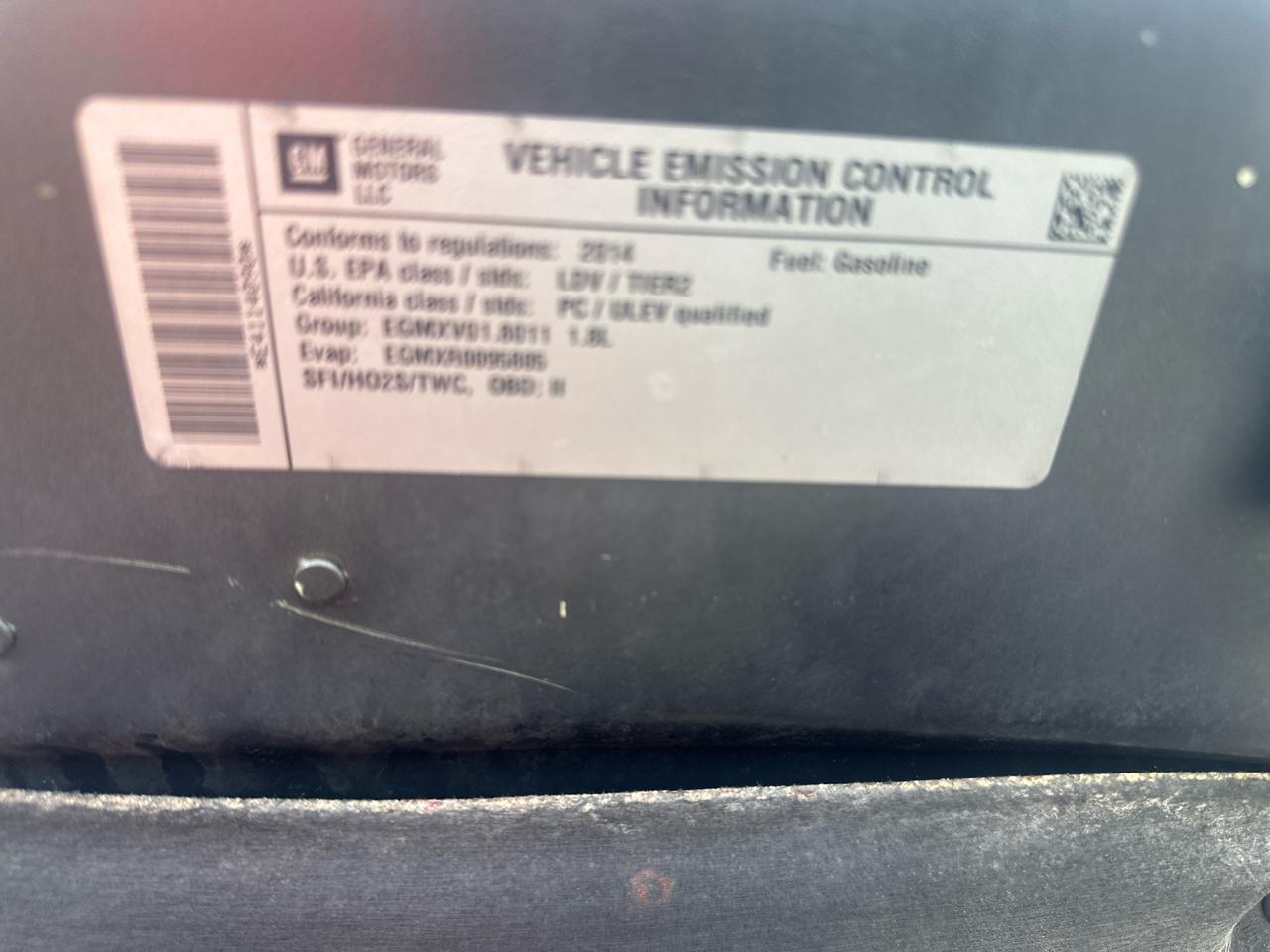 Chevrolet Sonic LT Auto Sedan 2014