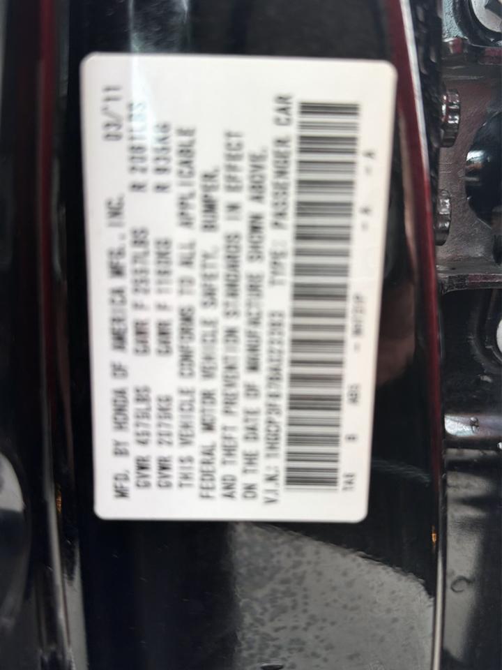 Honda Accord EX-L V-6 Sedan AT 2011