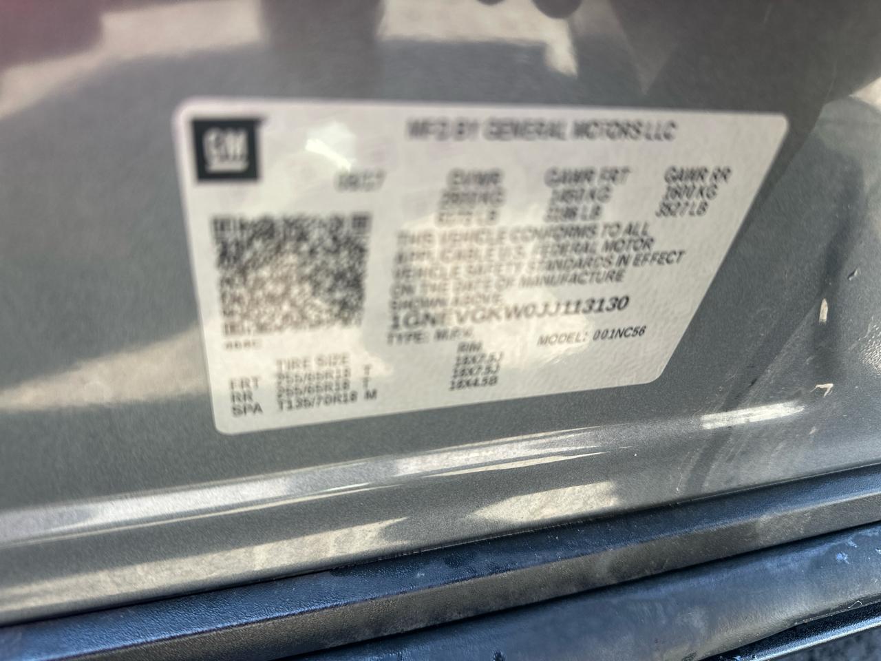 Chevrolet Traverse LT Cloth AWD 2018