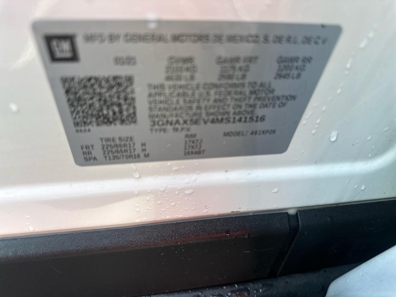 Chevrolet Equinox 1FL AWD 2021