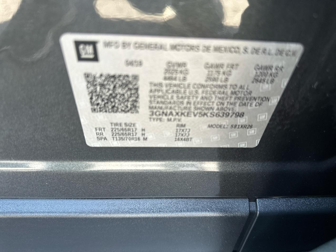 Chevrolet Equinox LT 2WD 2019