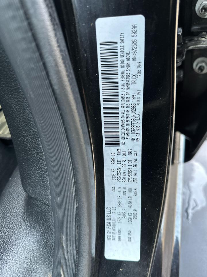 RAM 1500 Big Horn Crew Cab SWB 4WD 2020