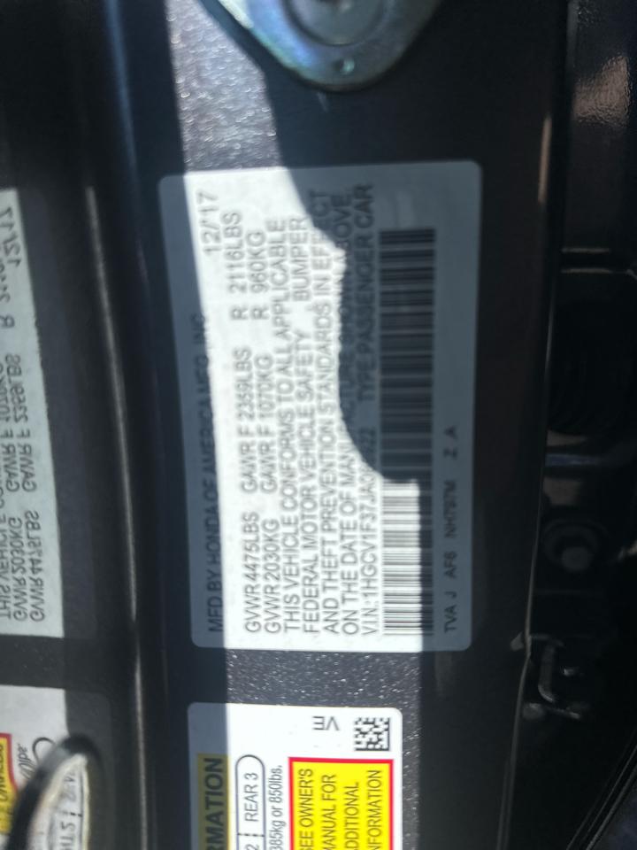 Honda Accord Sport CVT 2018