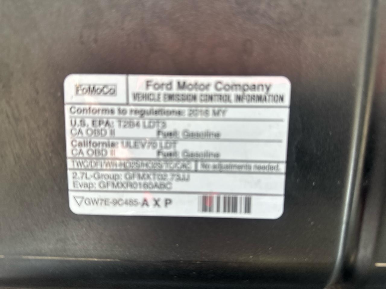 Ford F-150 FX4 SuperCab 6.5-ft. Bed 4WD 2016