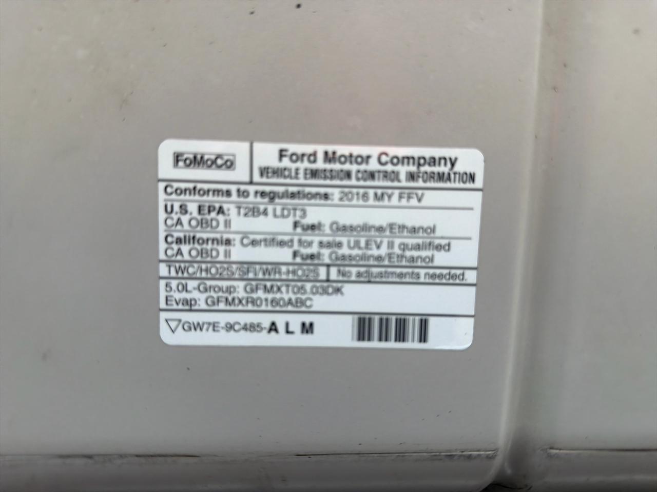 Ford F-150 XLT SuperCrew 6.5-ft. Bed 4WD 2016