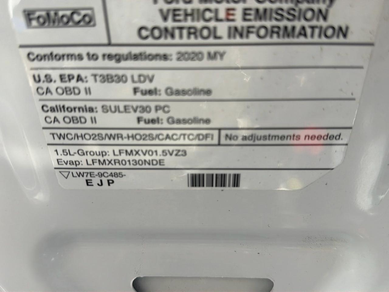 Ford Fusion SE 2020