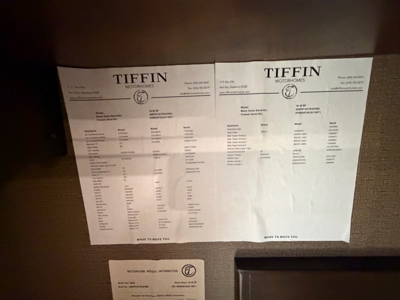 Tiffin Motorhomes Allegro Bus  2018