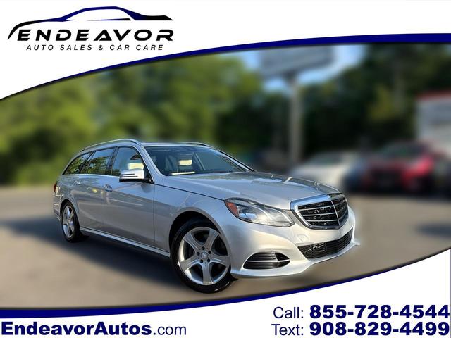 Silver 2014 Mercedes-Benz E-Class Wagon All-Wheel Drive 7-Speed Automatic