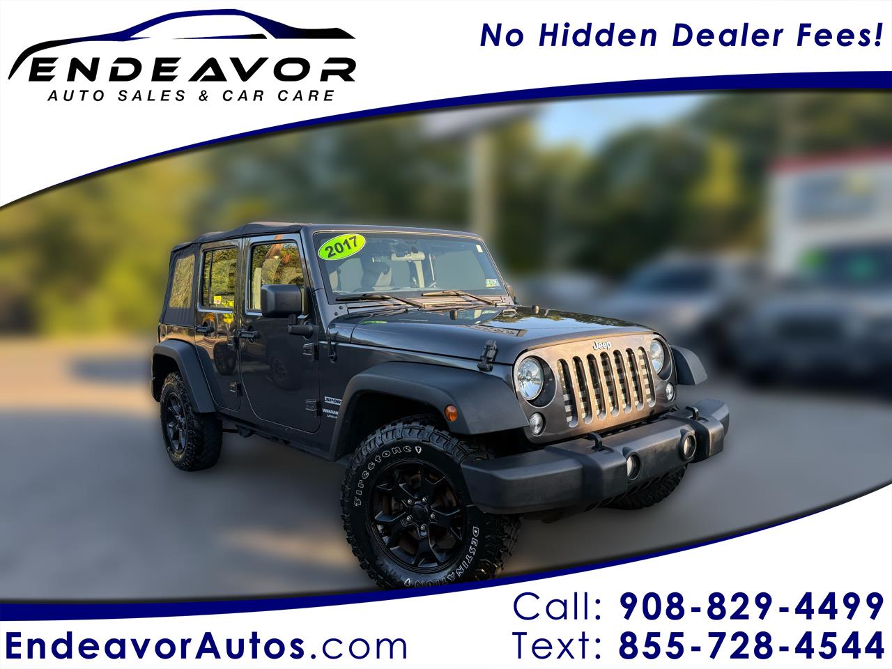 Jeep Wrangler Unlimited Sport 4WD 2017 Jeep Wrangler Unlimited Sport 4WD 2017