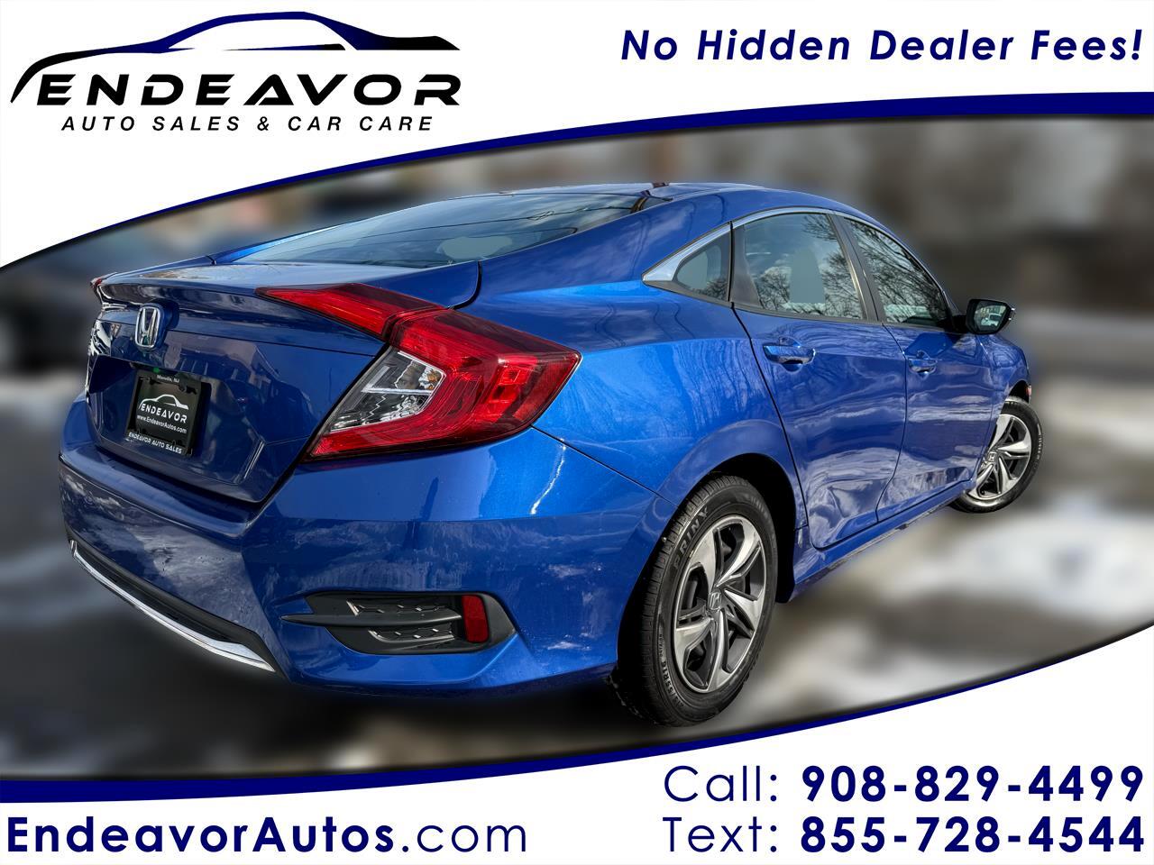2019 Honda Civic LX Honda Sensing Sedan CVT