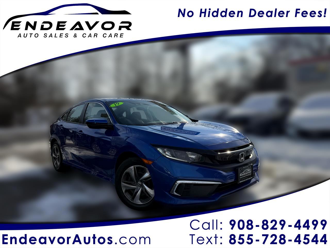 2019 Honda Civic LX Honda Sensing Sedan CVT