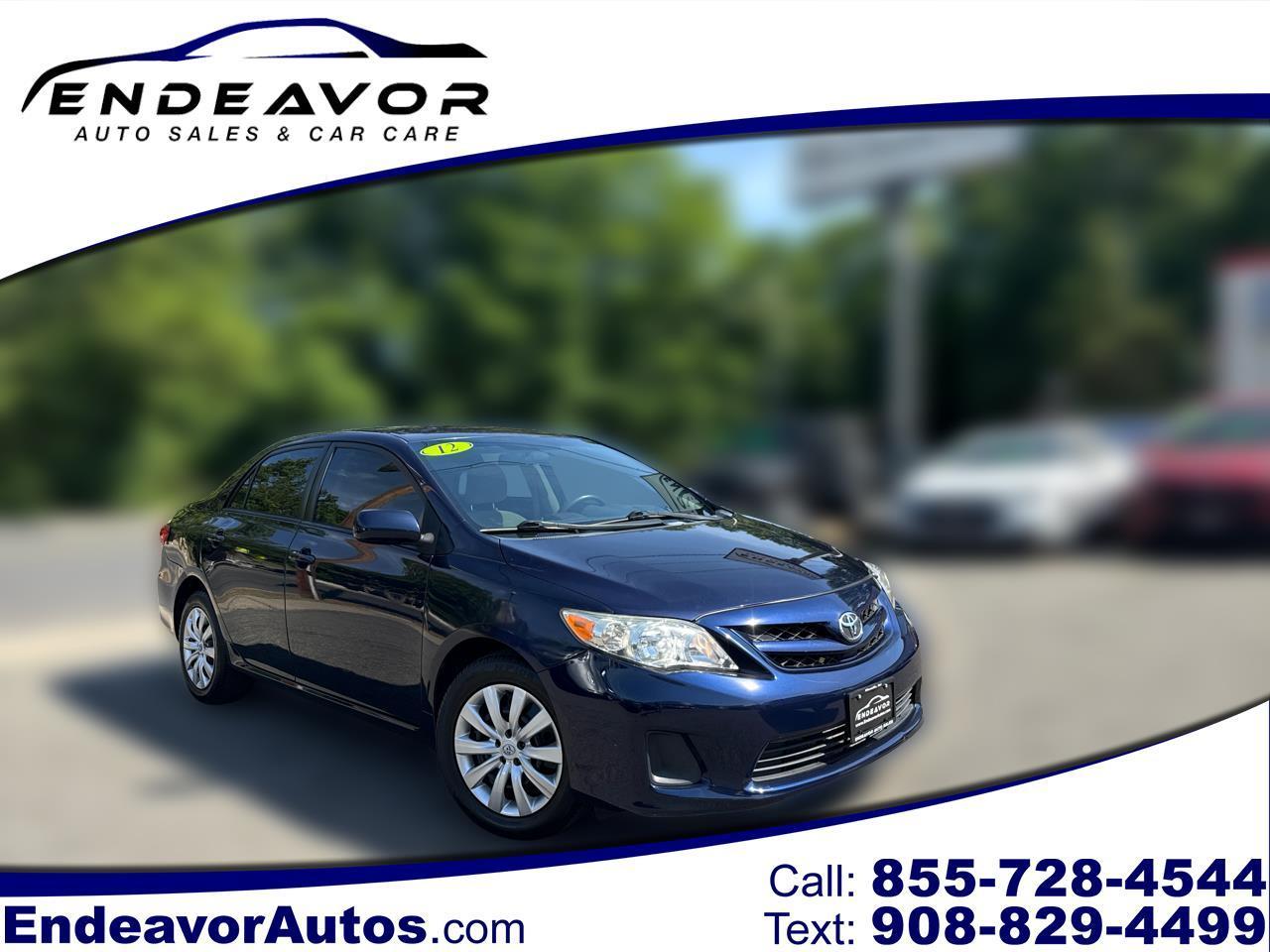 2012 Toyota Corolla LE 4-Speed AT