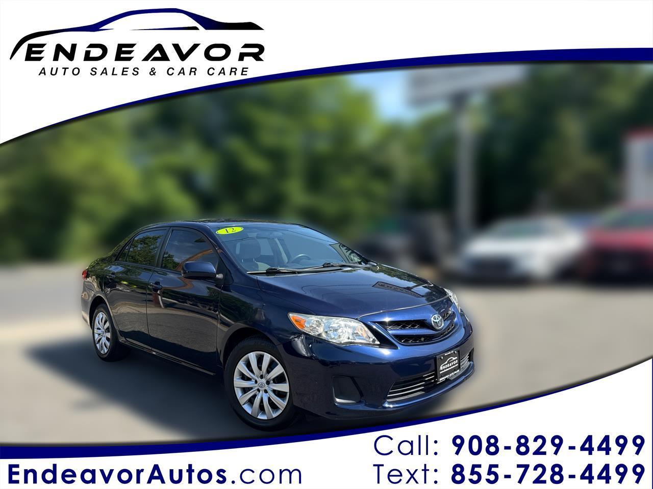 2012 Toyota Corolla LE 4-Speed AT