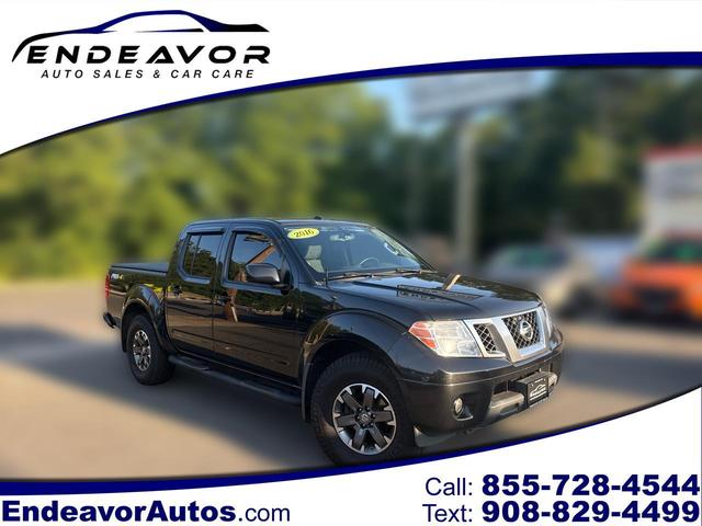 Black 2016 Nissan Frontier Pickup Truck Four-Wheel Drive Automatic