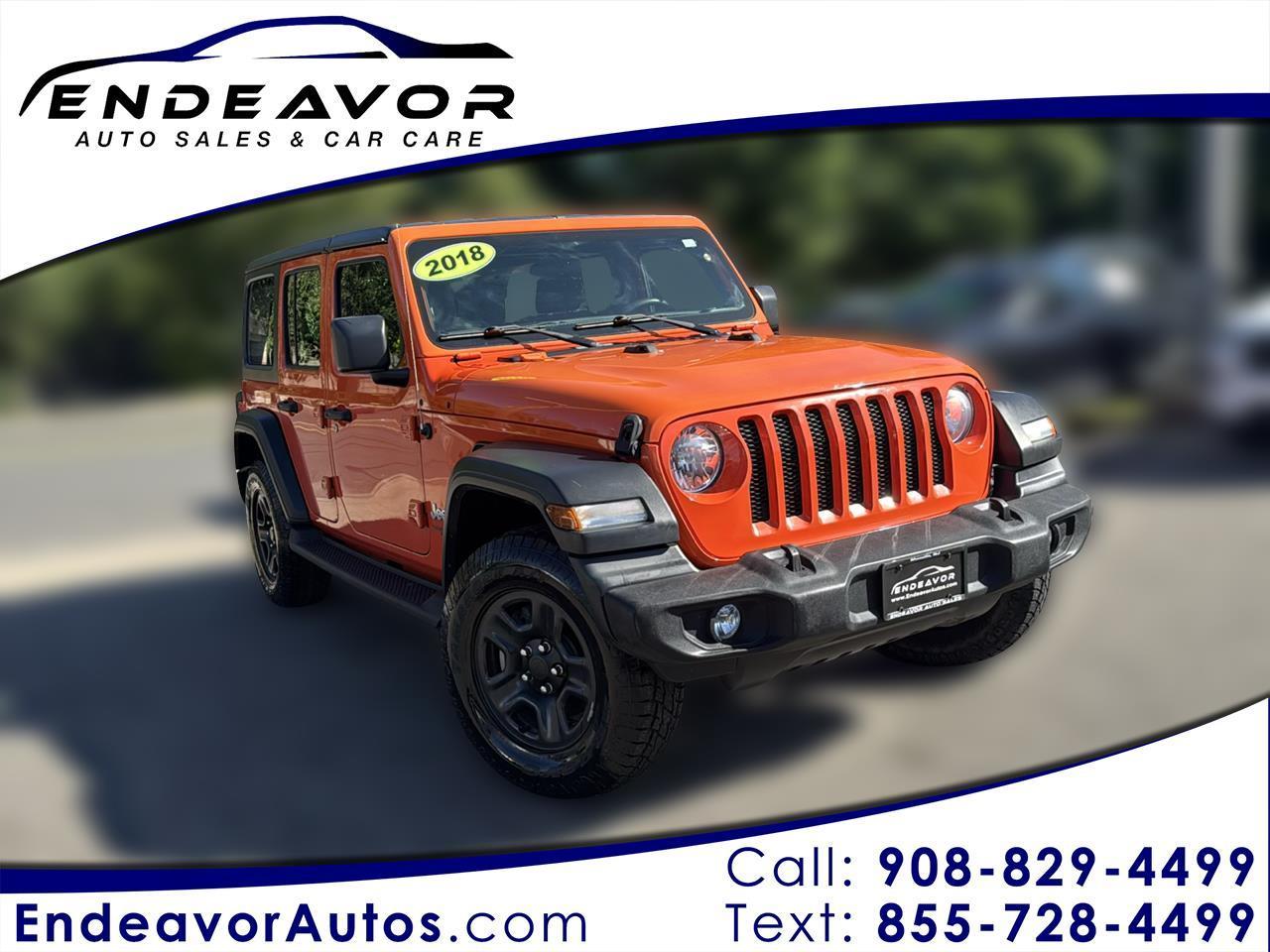 2018 Jeep Wrangler Unlimited Sport