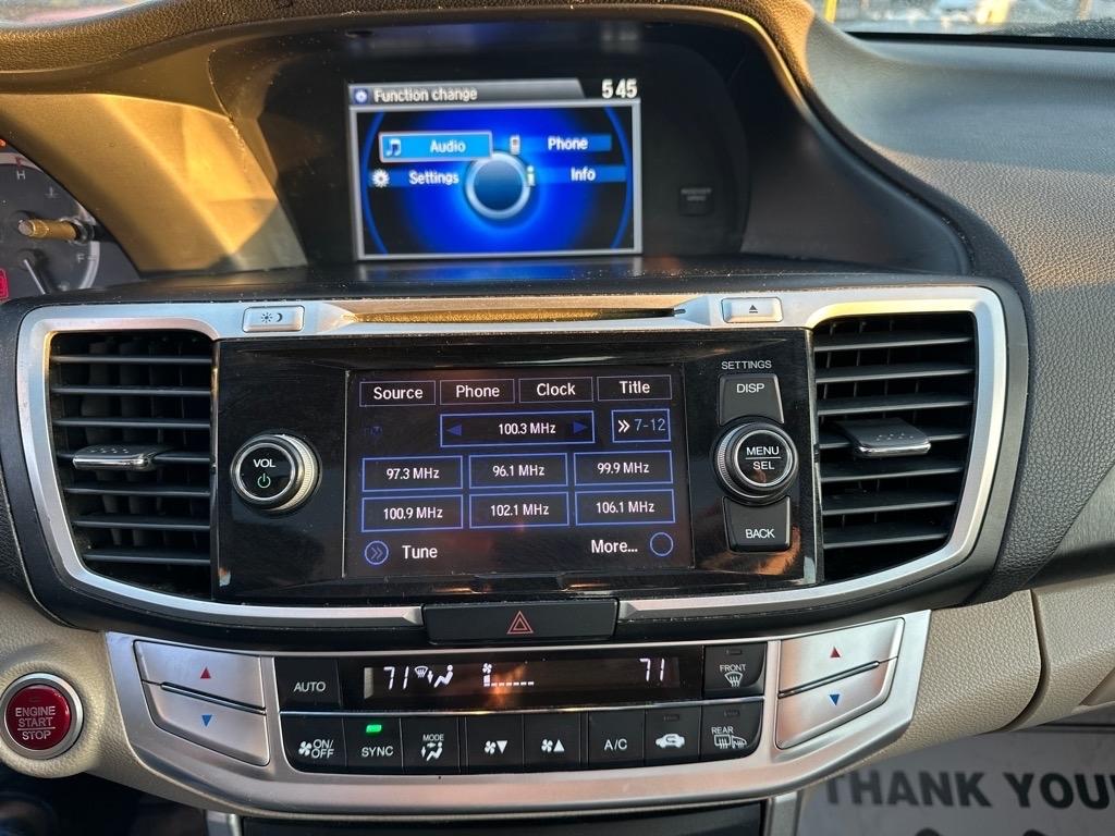 Honda Accord EX-L Sedan CVT 2015