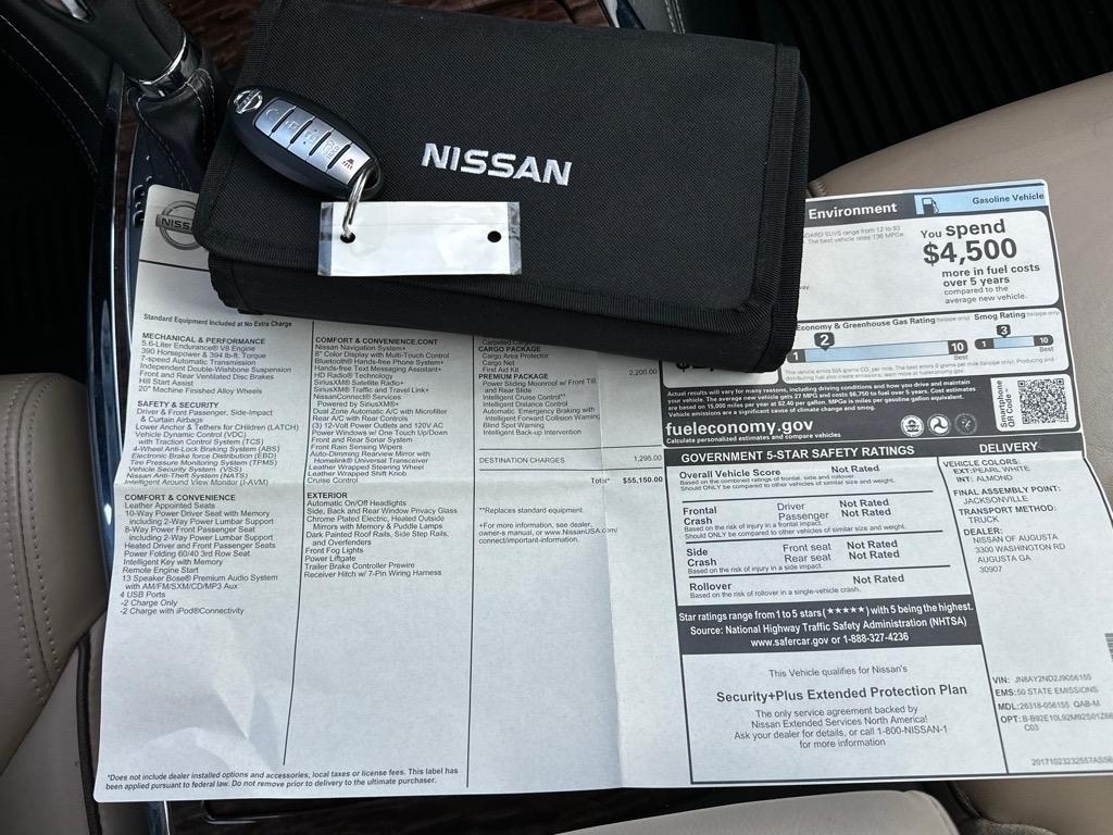 Nissan Armada SL 2WD 2018