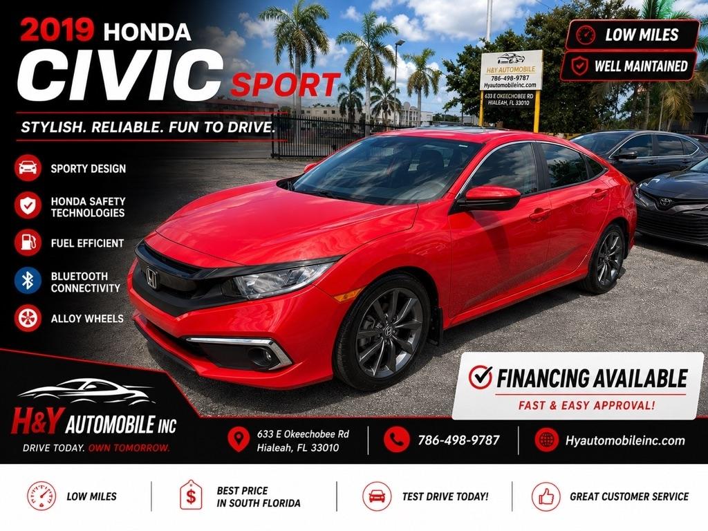 2019 Honda Civic EX-T Sedan CVT