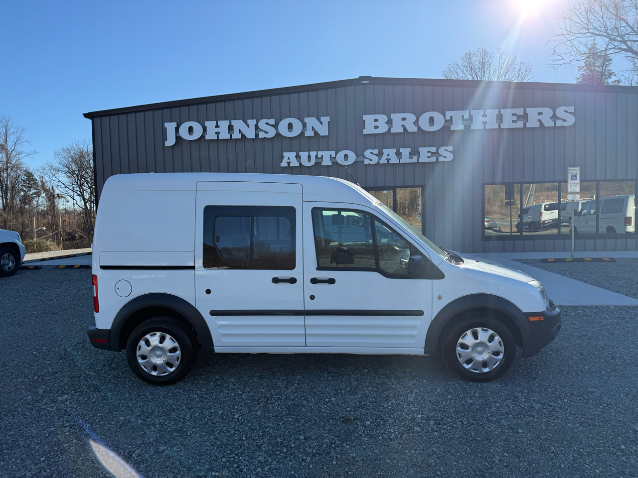 Ford Transit Connect XL with Side and Rear Door Glass 2012