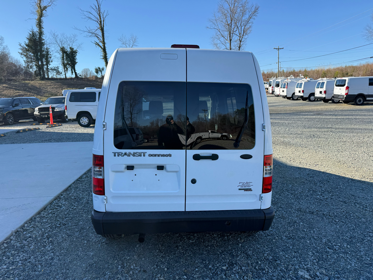 Ford Transit Connect XL with Side and Rear Door Glass 2012