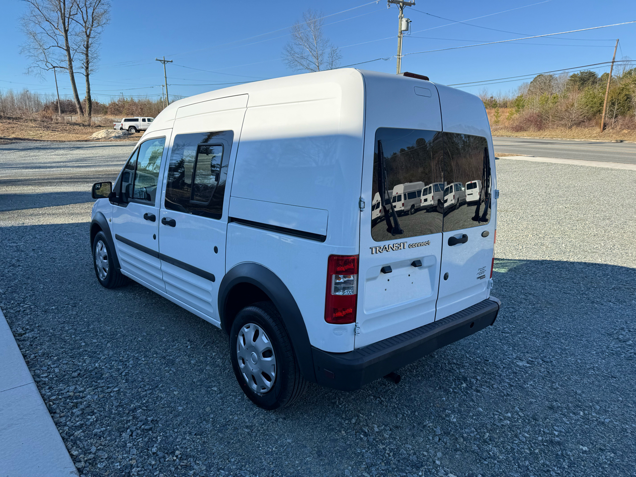 Ford Transit Connect XL with Side and Rear Door Glass 2012