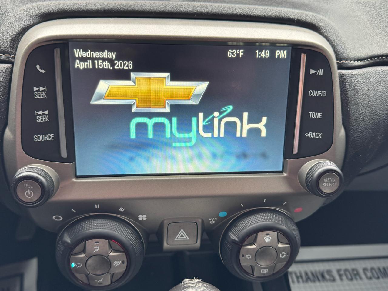 Chevrolet Camaro 2dr Cpe LT w/1LT 2015