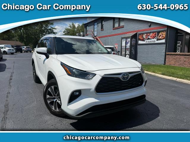 White 2022 Toyota Highlander Hybrid SUV / Crossover Front-Wheel Drive Automatic