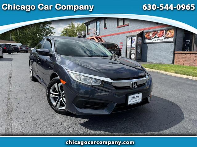 Gray 2018 Honda Civic Sedan Front-Wheel Drive Automatic