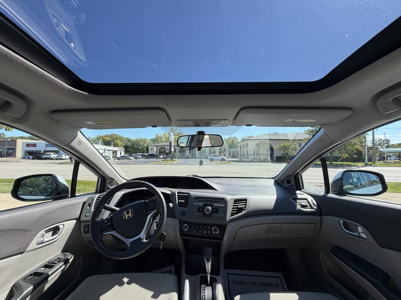 Honda Civic Sdn 4dr Auto EX 2012