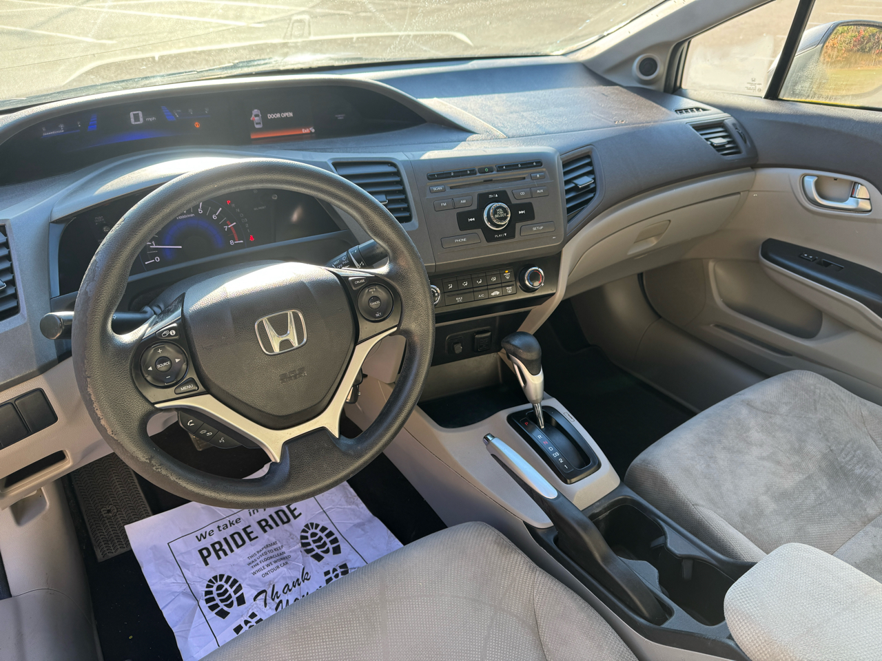 Honda Civic EX Sedan 5-Speed AT 2012