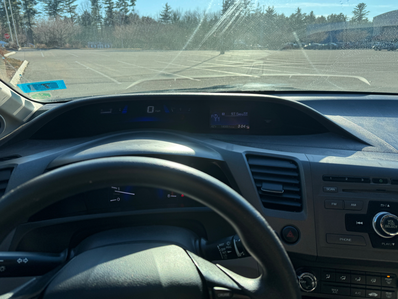 Honda Civic EX Sedan 5-Speed AT 2012