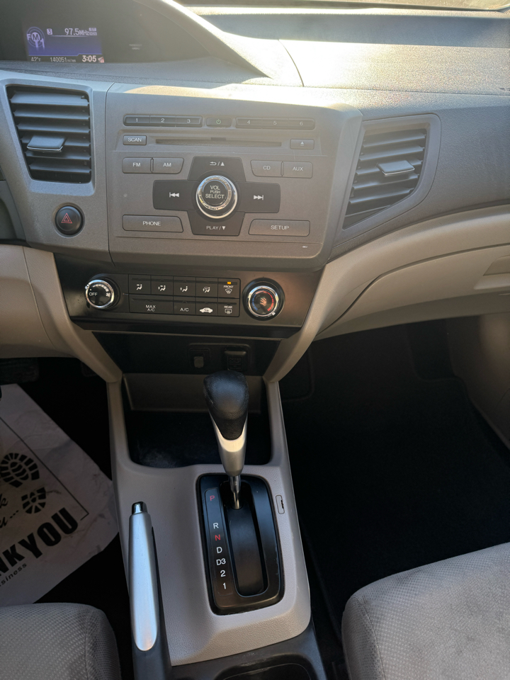 Honda Civic EX Sedan 5-Speed AT 2012