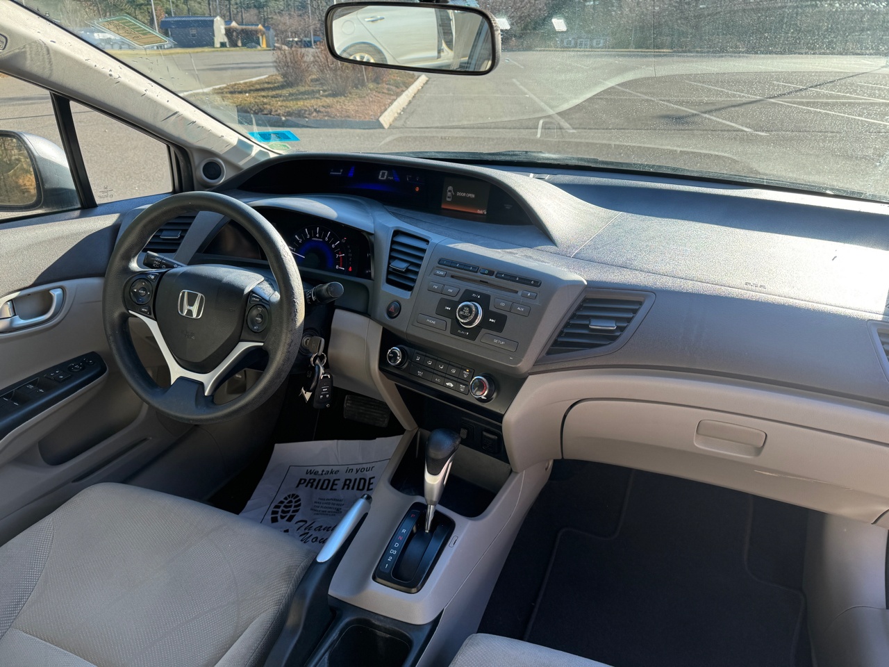 Honda Civic EX Sedan 5-Speed AT 2012