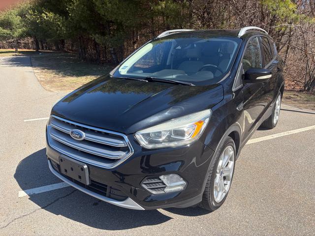 Black 2017 Ford Escape Titanium AWD SUV / Crossover All-Wheel Drive Automatic