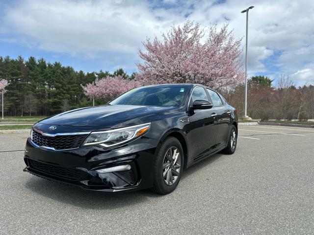 Black 2019 Kia Optima LX FWD Sedan Front-Wheel Drive Automatic
