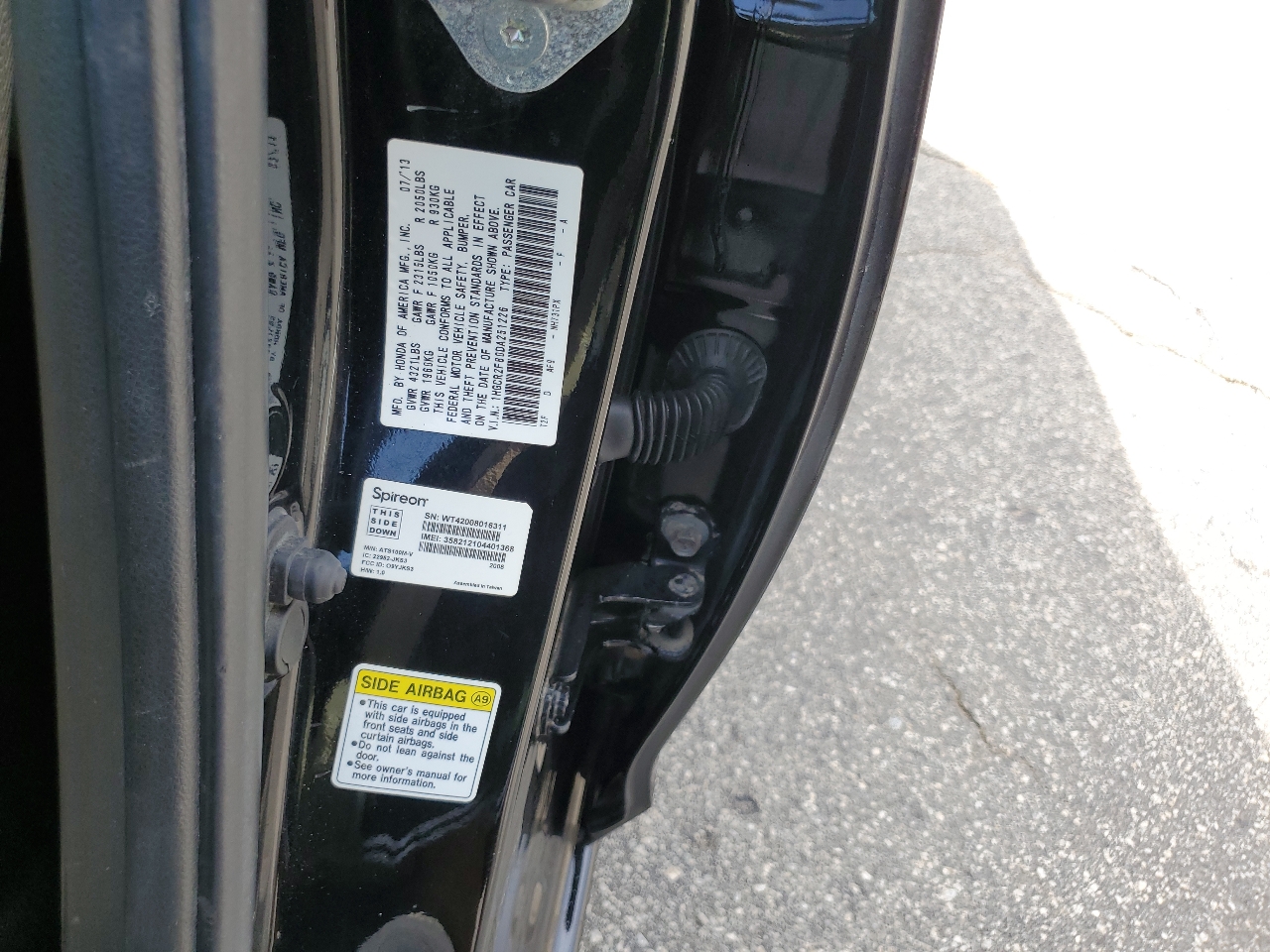 Honda Accord EX-L Sedan CVT 2013 Honda Accord EX-L Sedan CVT 2013