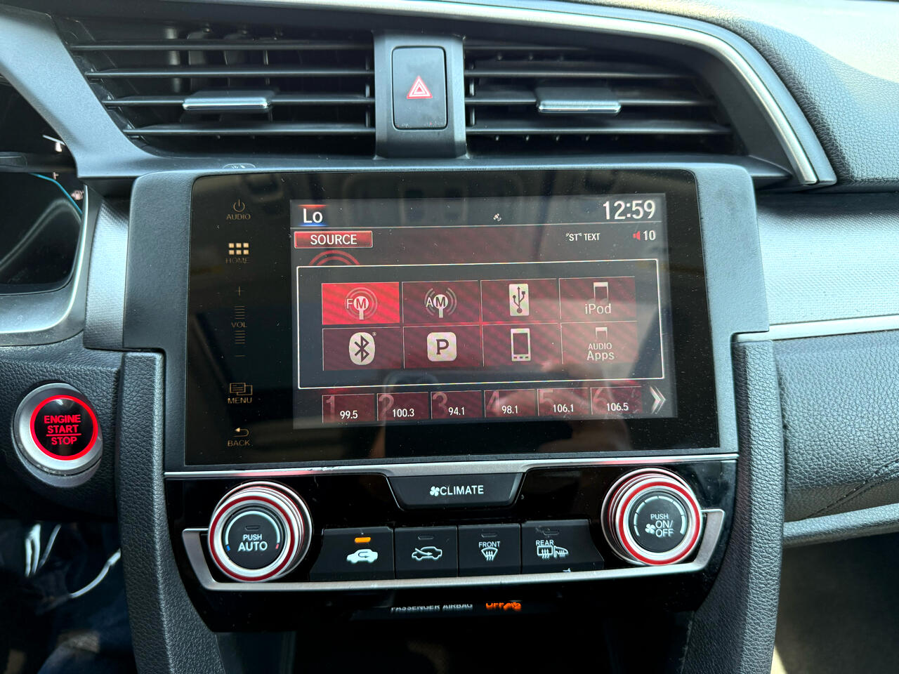 Honda Civic EX Sedan CVT 2016 Honda Civic EX Sedan CVT 2016