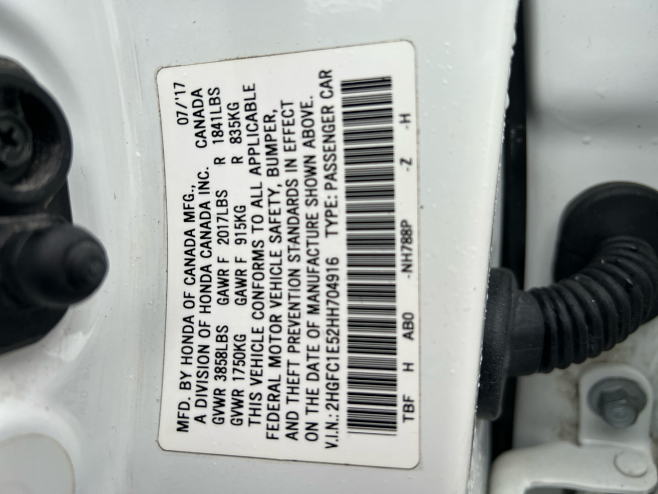 Honda Civic Si Sedan 2017 Honda Civic Si Sedan 2017