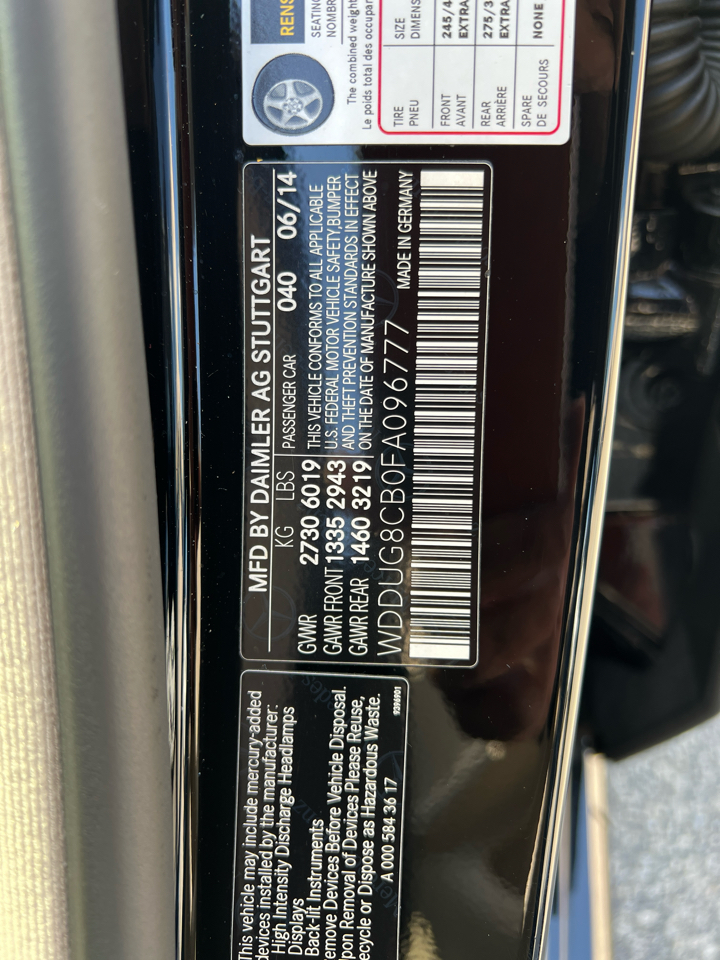 Mercedes-Benz S550  2015 Mercedes-Benz S550  2015