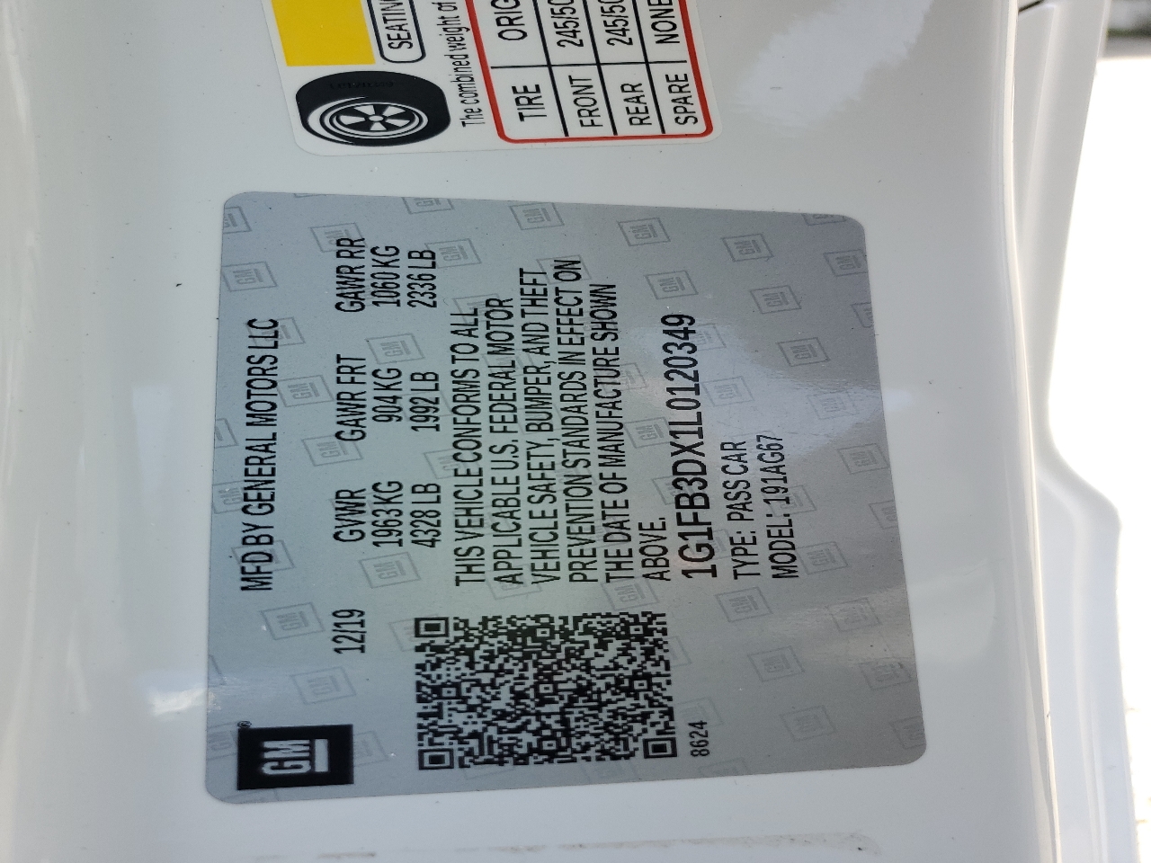 Chevrolet Camaro 1LS Convertible 2020