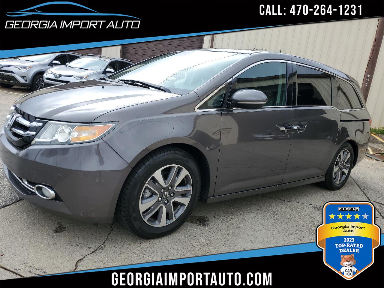 2017 Honda Odyssey 5dr Touring AT with RES & NAVI