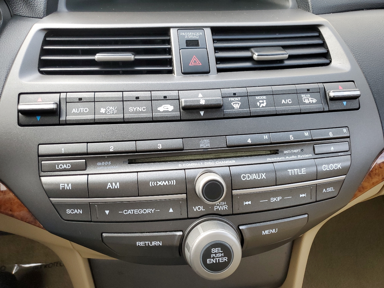 Honda Accord EX-L Sedan AT with XM Radio 2011