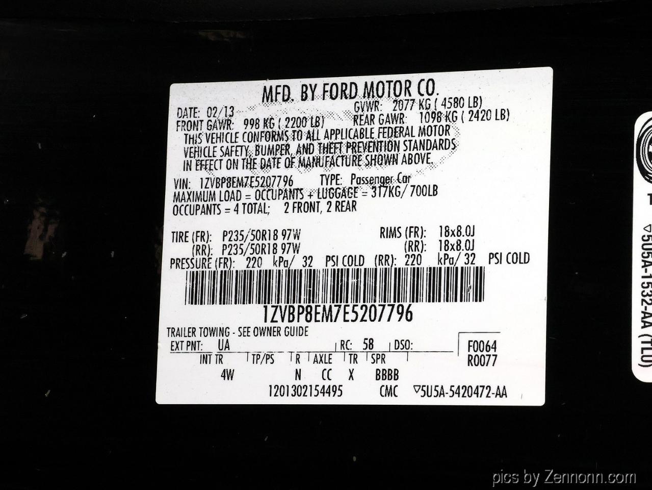 Ford Mustang 2dr Conv V6 2014