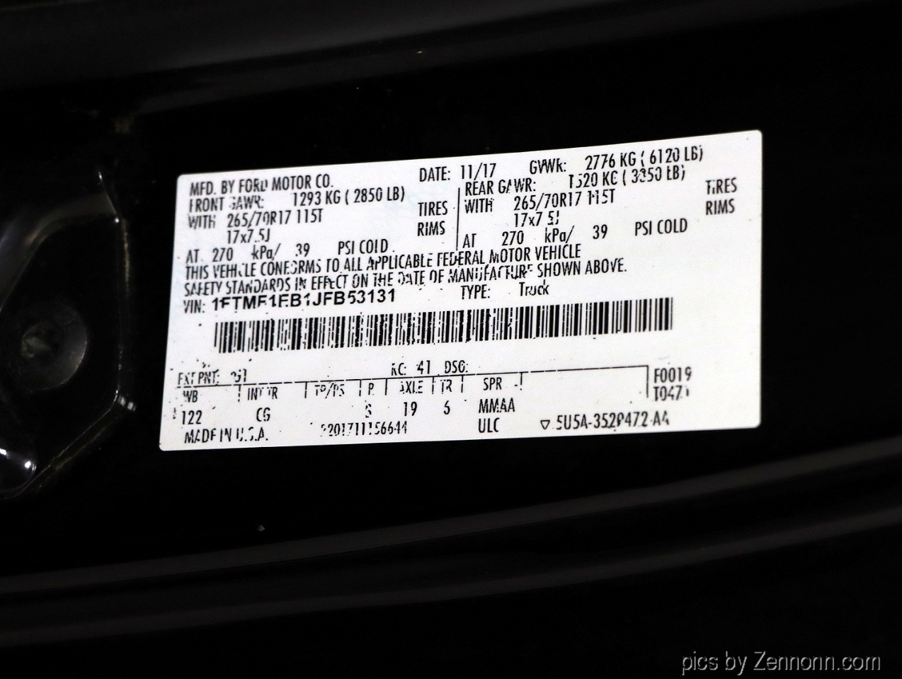 Ford F-150 XL 4WD 2018 Ford F-150 XL 4WD 2018