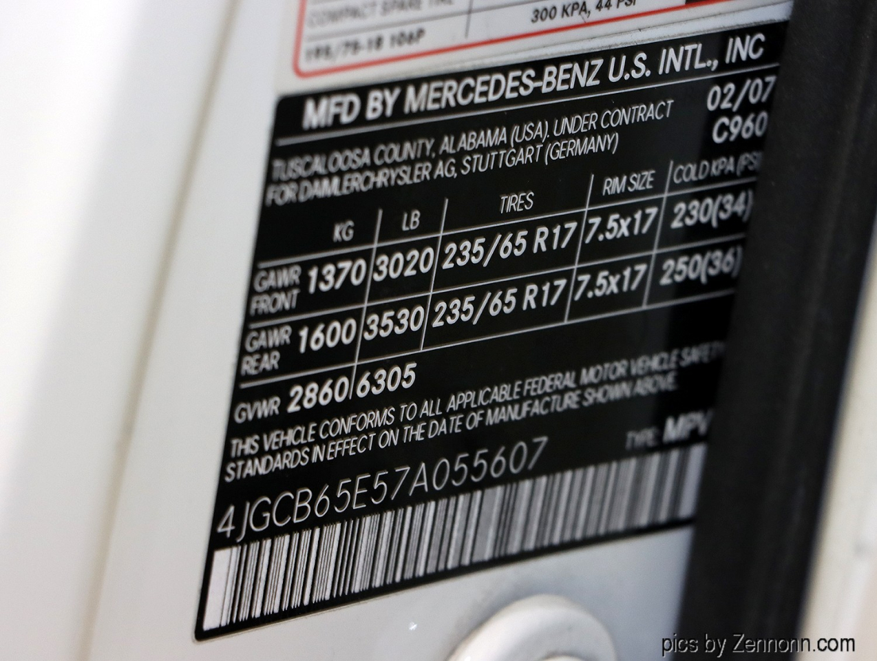 Mercedes-Benz R-Class 4MATIC 4dr 3.5L 2007 Mercedes-Benz R-Class 4MATIC 4dr 3.5L 2007